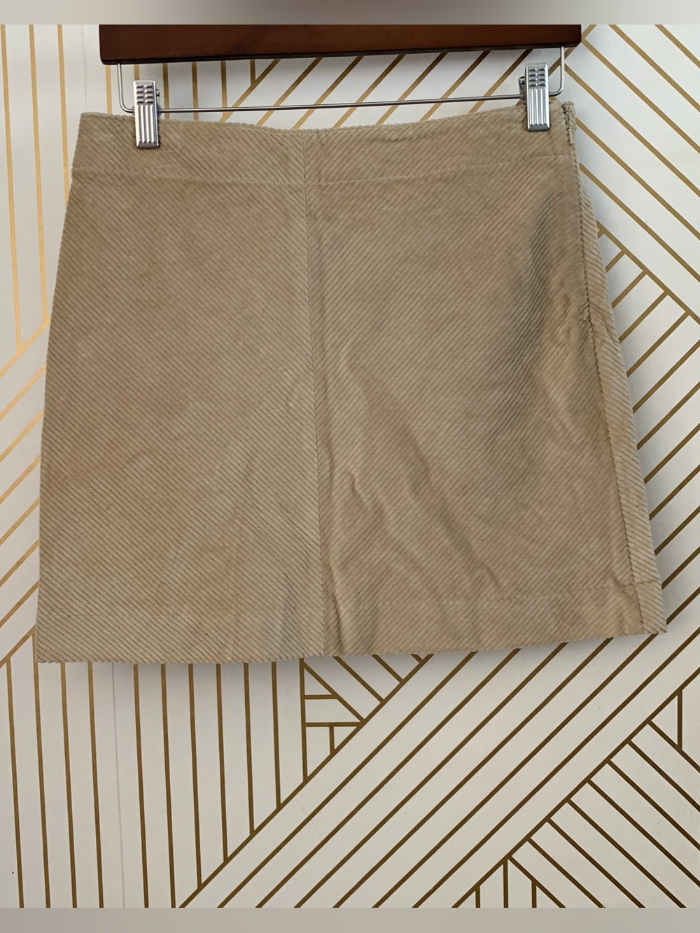 Banana Republic NWT Corduroy ribbed mini skirt cptton blend preppy academia 4